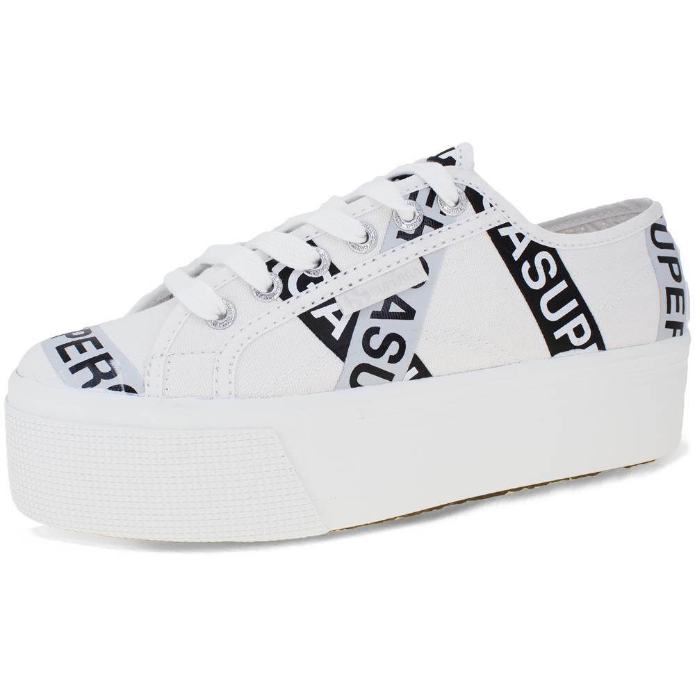 Scarpe 2790 Lettering Tape Jellysole Taglia 38 Codice S41161w-a0o Bianco - Foto 6