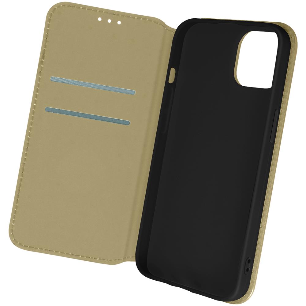 Custodia Iphone 13 Pro Max Portafoglio E Supporto Video Beige - Foto 1