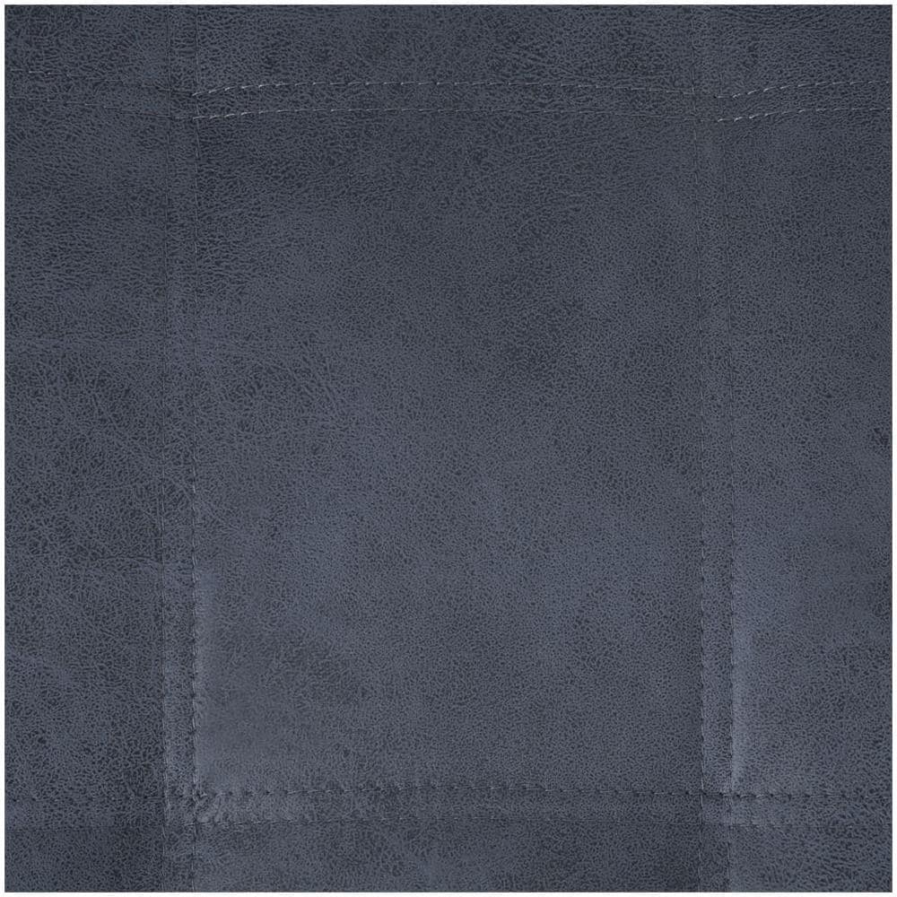 Sdraio Massaggiante con Cuscino Grigia Similpelle Scamosciata - Foto 2