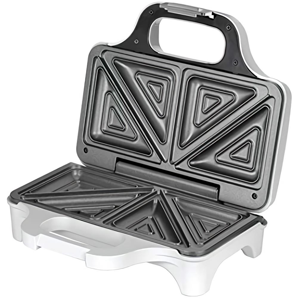 MOP-34 Sandwichmaker per 2 Panini / 4 a Triangolo Potenza 900 W Colore Bianco - Foto 1