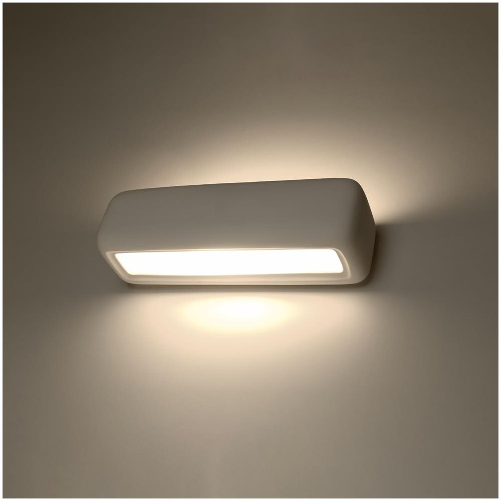 Applique Da Parete Subani Bianco 100x100x330 Mm Ceramica - Foto 13