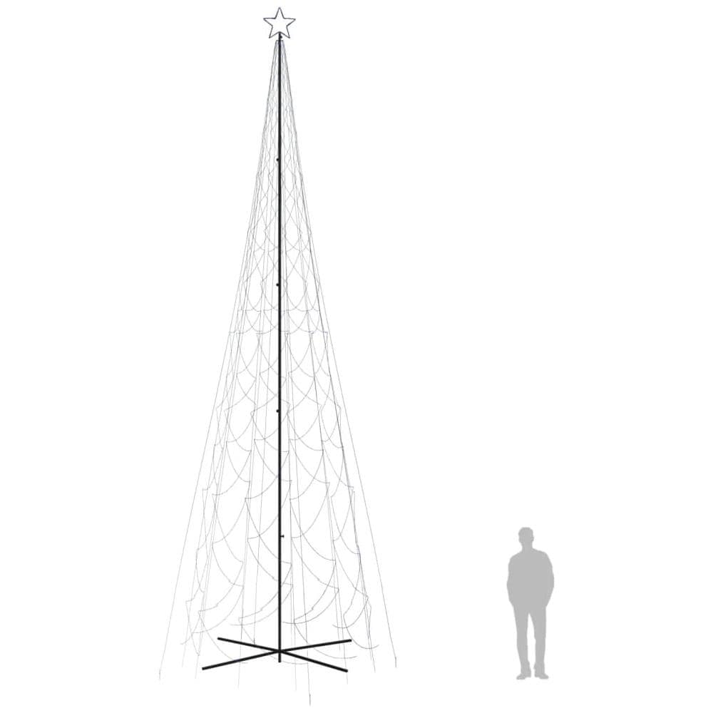 Albero Di Natale A Cono Blu 3000 Led 230x800 Cm - Foto 7