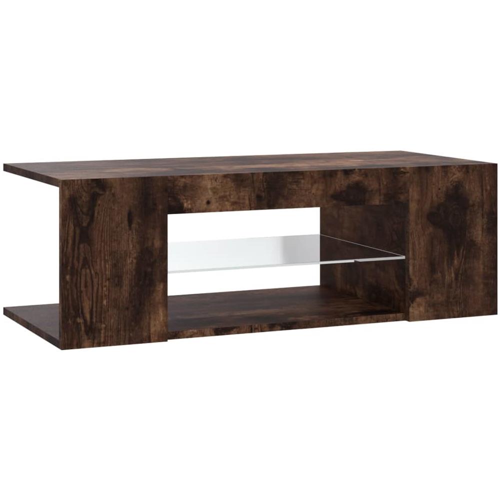 Mobile Porta Tv Con Luci Led Rovere Fumo 90x39x30 Cm - Foto 10