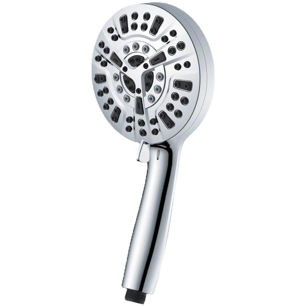 Soffione Doccia Con 10 Funzioni E Pistola A Spruzzo Silver - Foto 1