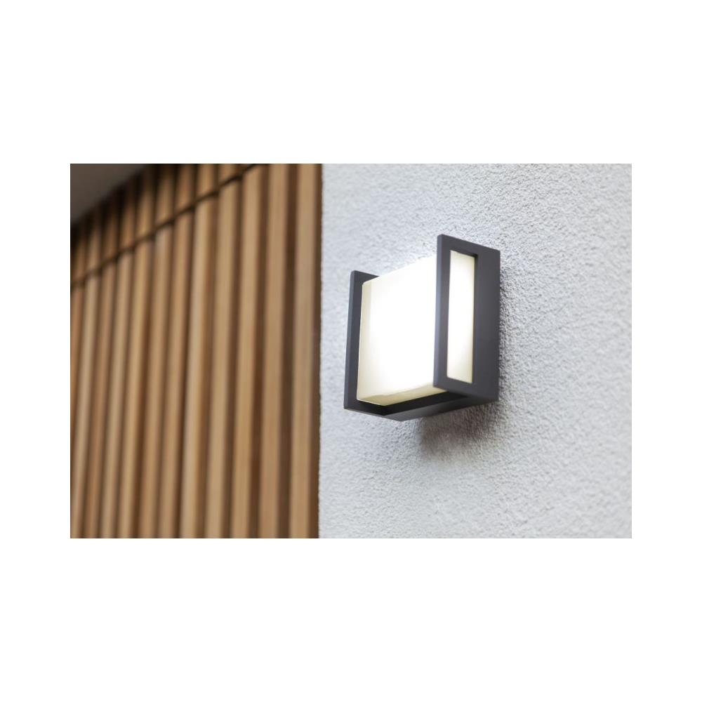 Lampada Da Parete Lutec ""qubo"" Esterno Led 9.5w 1050lm [lu-5195401118] - Foto 2