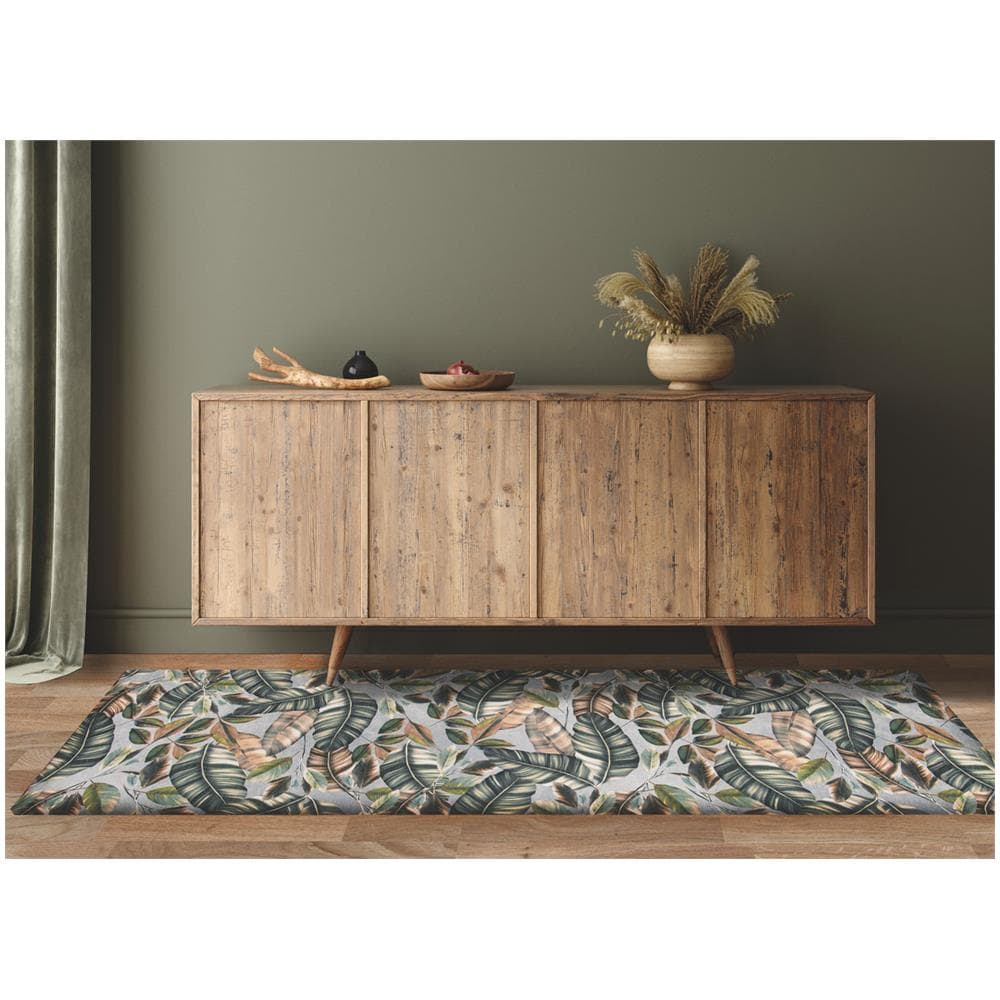 Tappeto Cucina Antiscivolo Stampa Digitale Emozioni Fantasie Floreali Astratte 58x280 Foresta - Foto 5