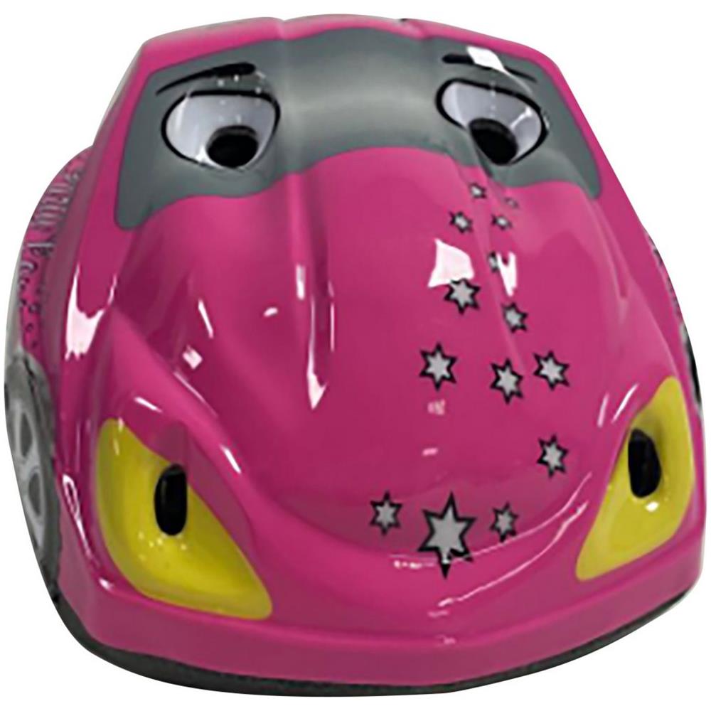 Caschetto Di Sicurezza Bici Baby Regolabile Taglia S 48-52 Cm, Rosa - Foto 2