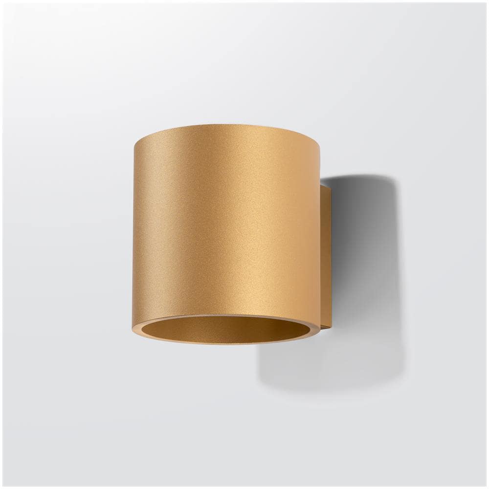 Lampada Da Parete Orbis 1 Oro Sl. 1181 - Minimalista Lampada Da Parete D'oro 10x10x12.5 Cm - Foto 2