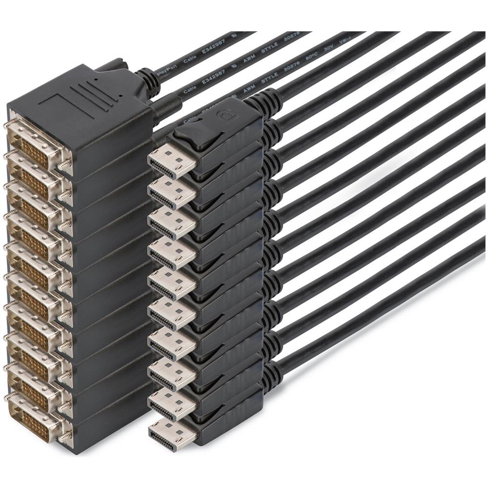 Cavo adattatore DisplayPort - DVI, confezione da 10 pezzi - Foto 1