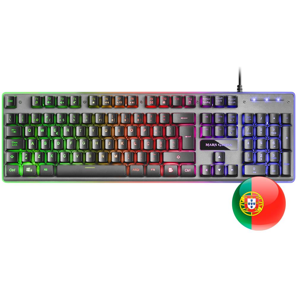 Tastiera USB MK220PT  (Layout Portoghese) Colore Nero, Grigio - Foto 7