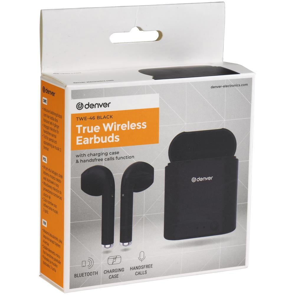 TWE-46BLACK cuffia e auricolare Wireless In-ear MUSICA Bluetooth Nero - Foto 10