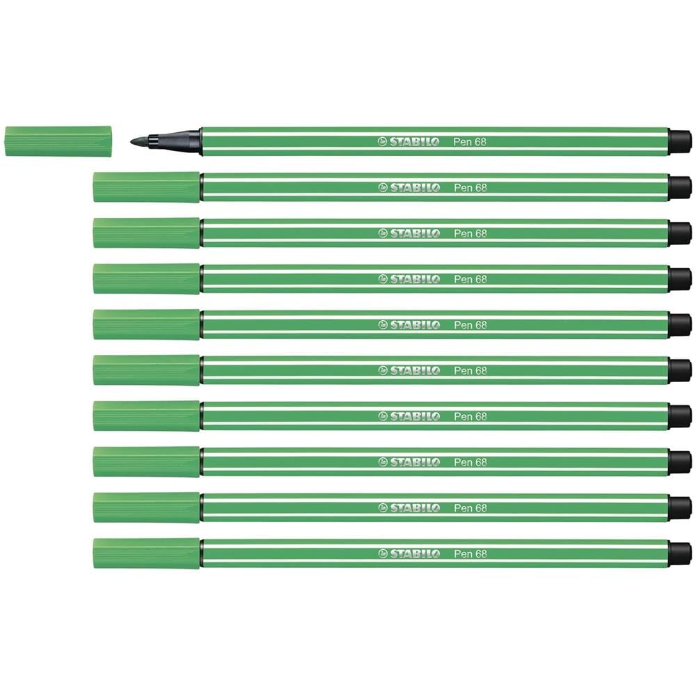 Pen 68 - Pennarello Premium - Confezione da 10 - Verde Smeraldo - Foto 1