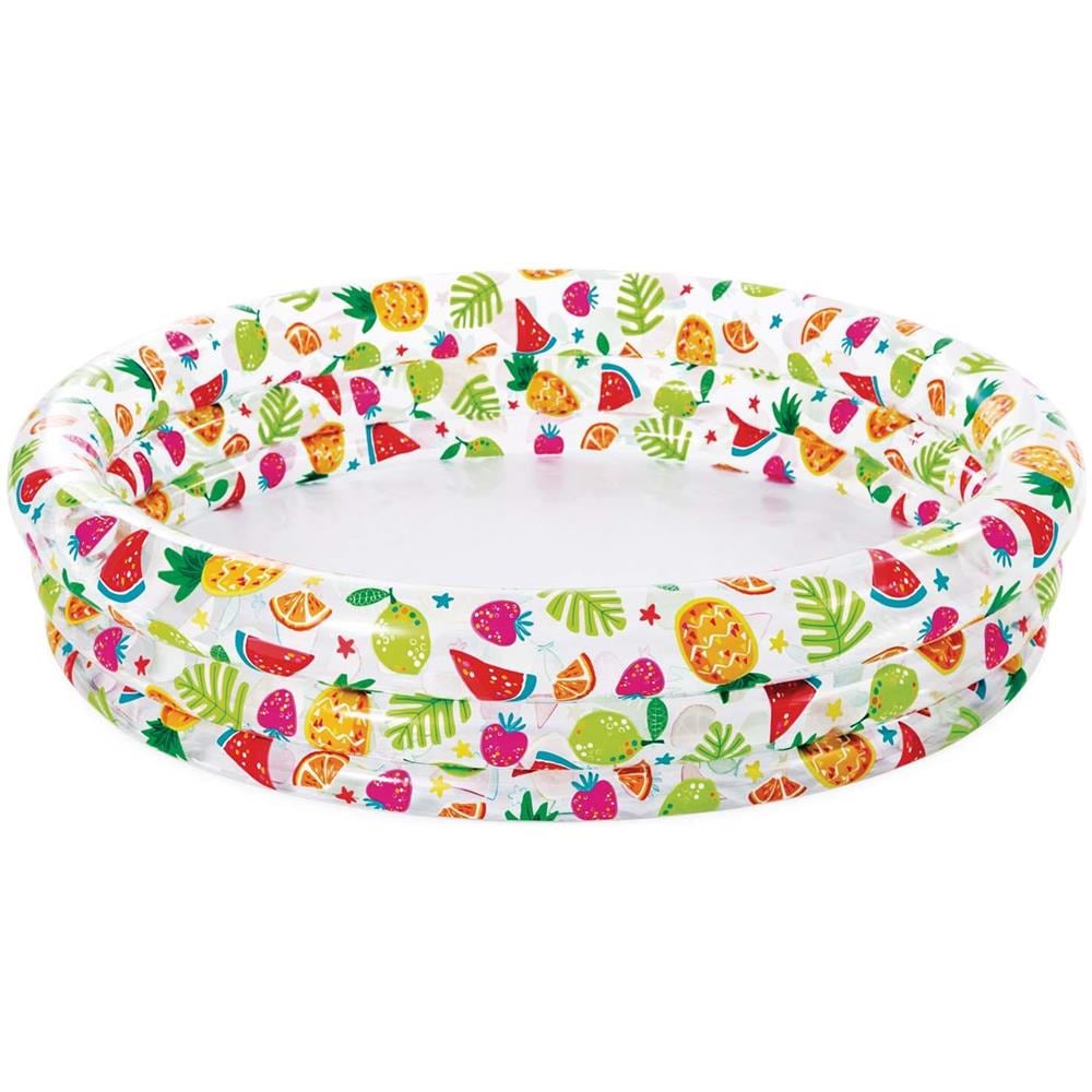 59431NP - Piscina Gonfiabile Rotonda Stampa Fantasia 132x28 cm - Foto 1