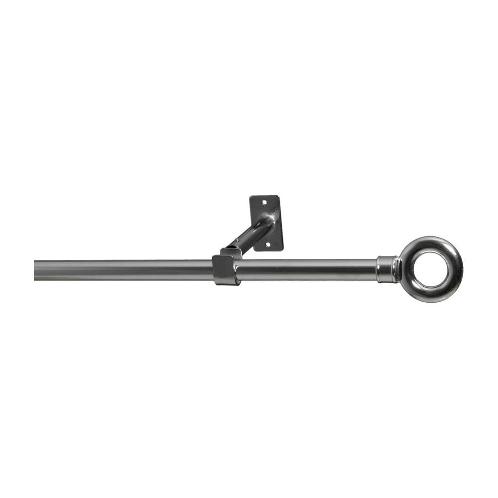Kit Estensibile Tenda, Finale Ring, Ø16/19 Mm, 200 / 370 Cm Cromato - Foto 3