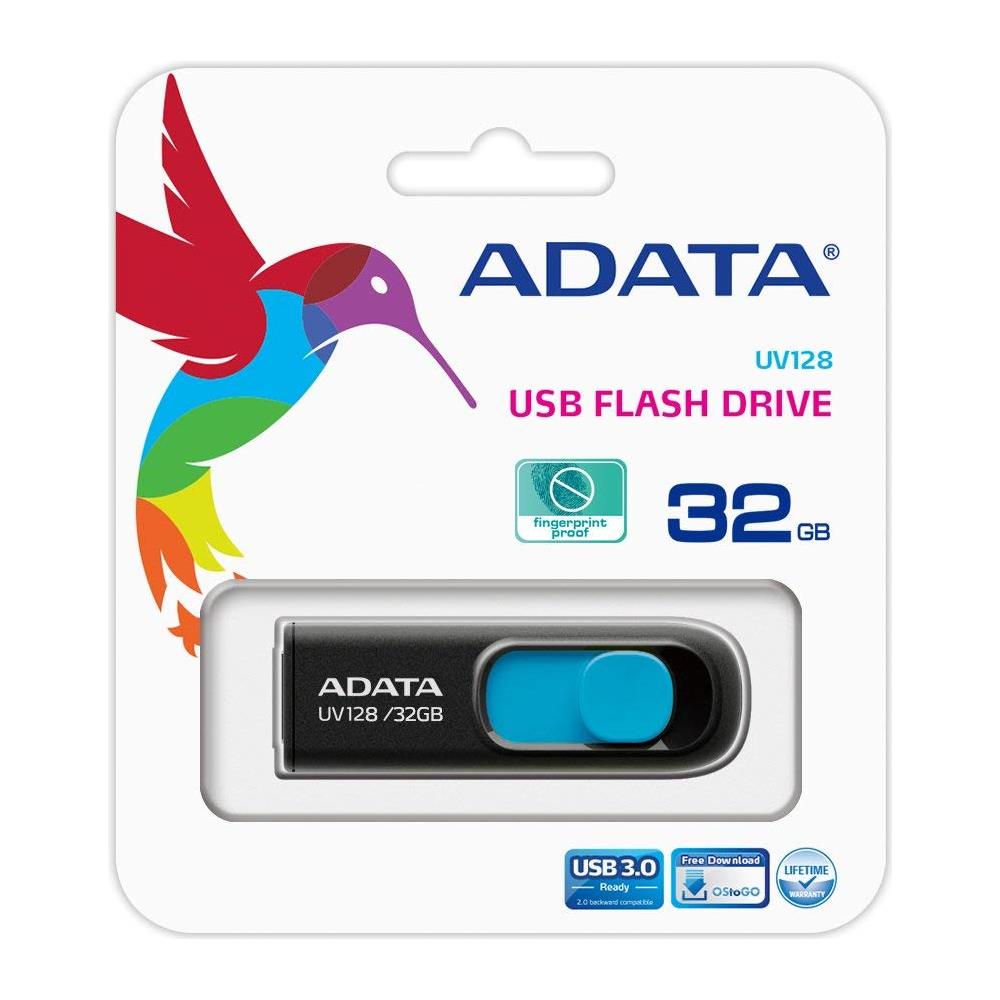 USB 32 GB UV128 Interfaccia USB 3.0 Colore Nero / Blu - Foto 1