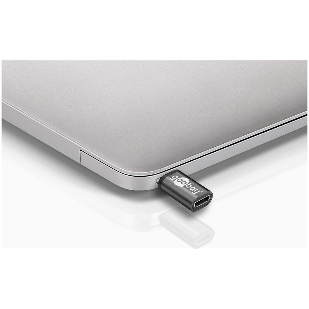 IADAP USBC-MICROBK - Adattatore USB-C M a Micro USB F Nero - Foto 2