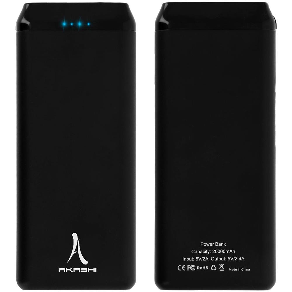 Batteria Esterna 20000mah 2x Uscite Usb + Entrata Micro-usb Nero - Foto 2