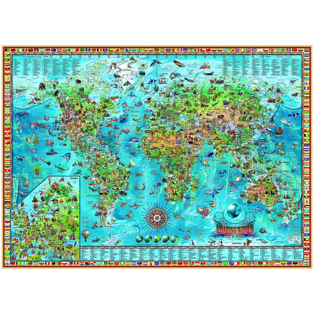 HEY29846 Puzzle da 2000 Pezzi - Amazing World - Foto 1