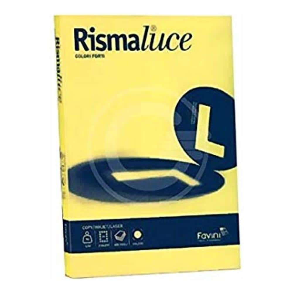Carta Inkjet Rismaluce: 140 Giallo Sole 53 A3 Giallo - Foto 1