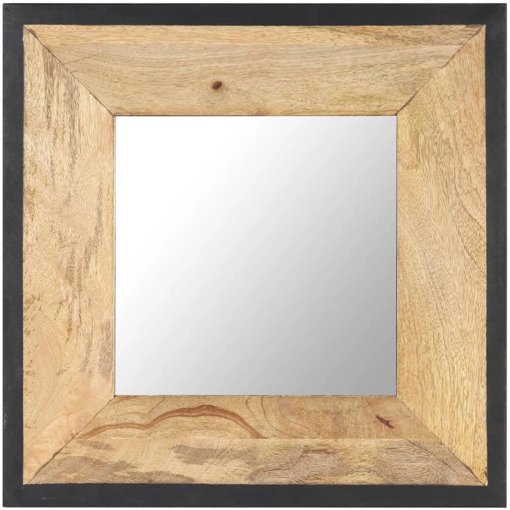 Specchio 50x50 cm in Legno Massello di Mango - Foto 1