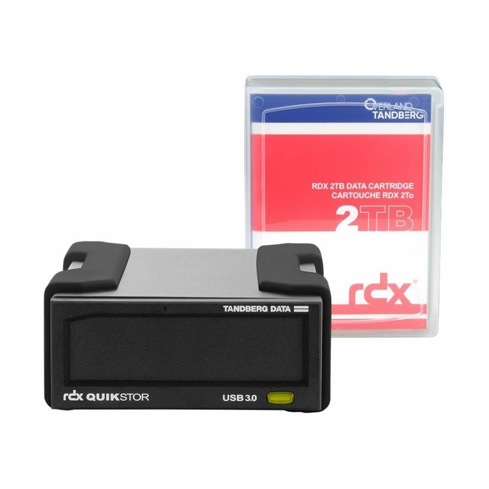 Hard Disk Esterno RDX QuikStor 2 TB Interfaccia USB 3.0 Colore Nero - Foto 1