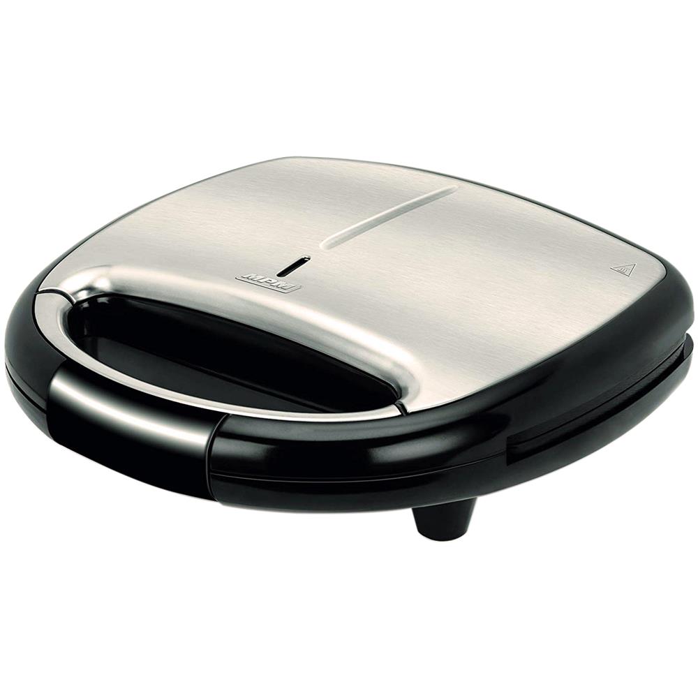 MOP-26M Sandwichmaker per 2 Panini / 4 a Triangolo Potenza 750 W Colore Nero / Argento - Foto 2