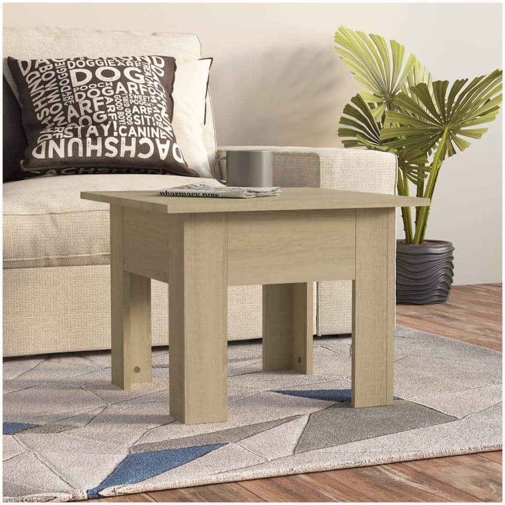 Tavolino da Salotto Rovere Sonoma 55x55x42 cm in Truciolato - Foto 1