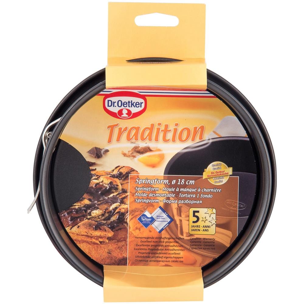 Tortiera Apribile A Cerniera 18 Cm Dr Oetker Cameo, In Acciaio Nero - Foto 2