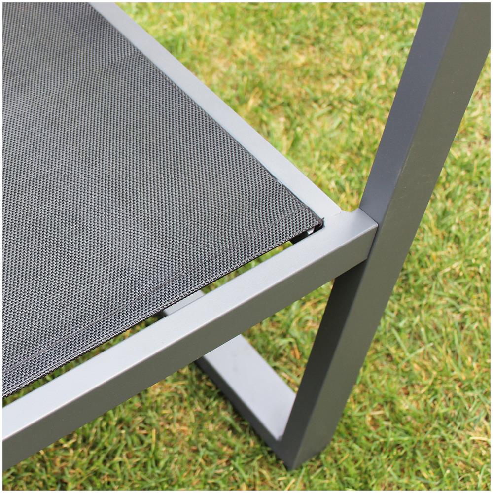 Salotto Formentera Grigio Con Cuscini E Tavolino Grigio - Foto 2