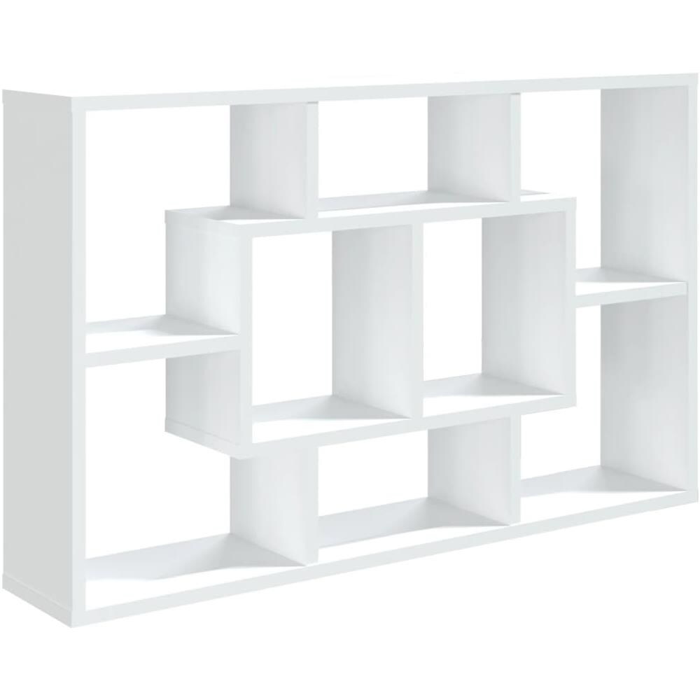Scaffale A Parete Bianco 85x16x52,5 Cm In Legno Multistrato - Foto 2