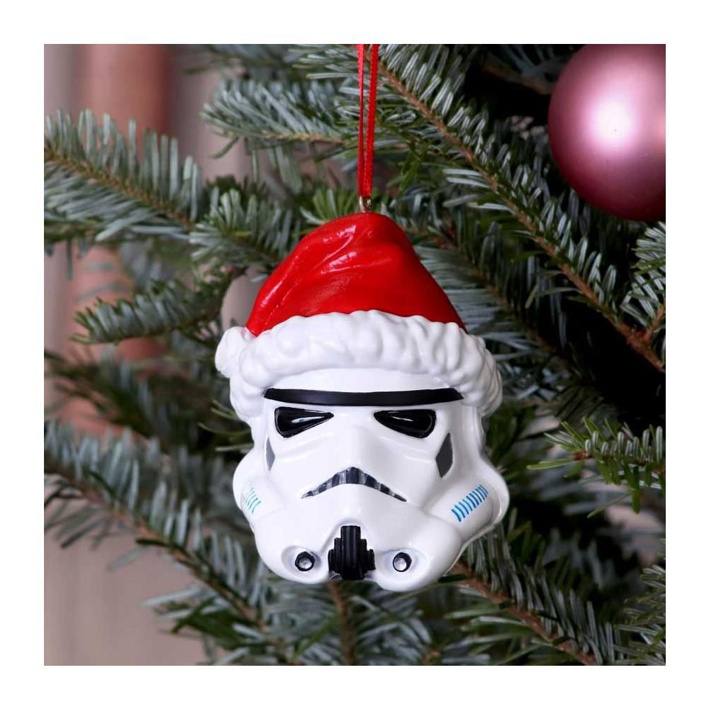 Nemesis Now - Star Wars - Stormtrooper Cappello Di Natale Ornamento Appeso 8,3 Cm - Foto 5