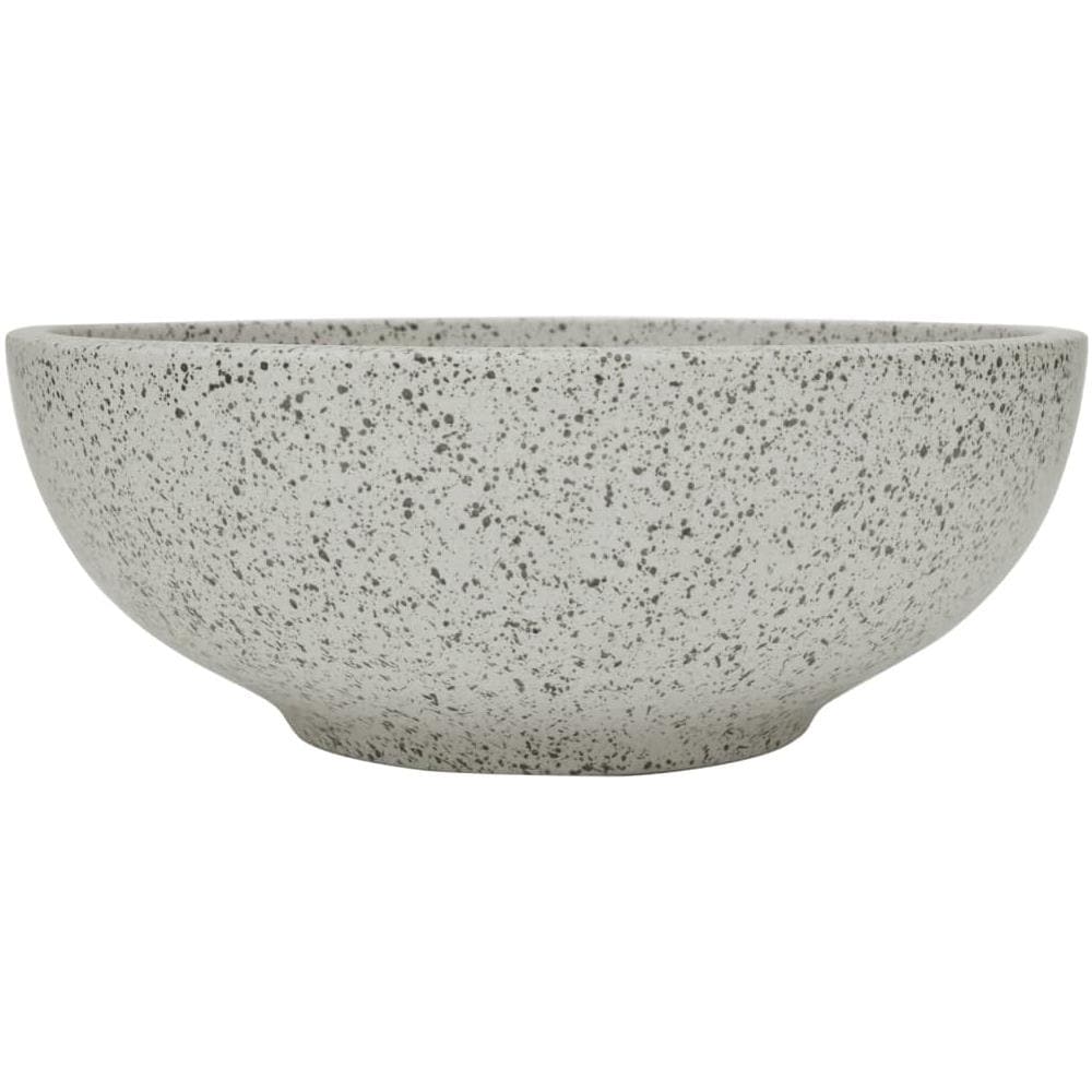 Lavabo Da Appoggio Grigio Rotondo F41x14 Cm Ceramica - Foto 2