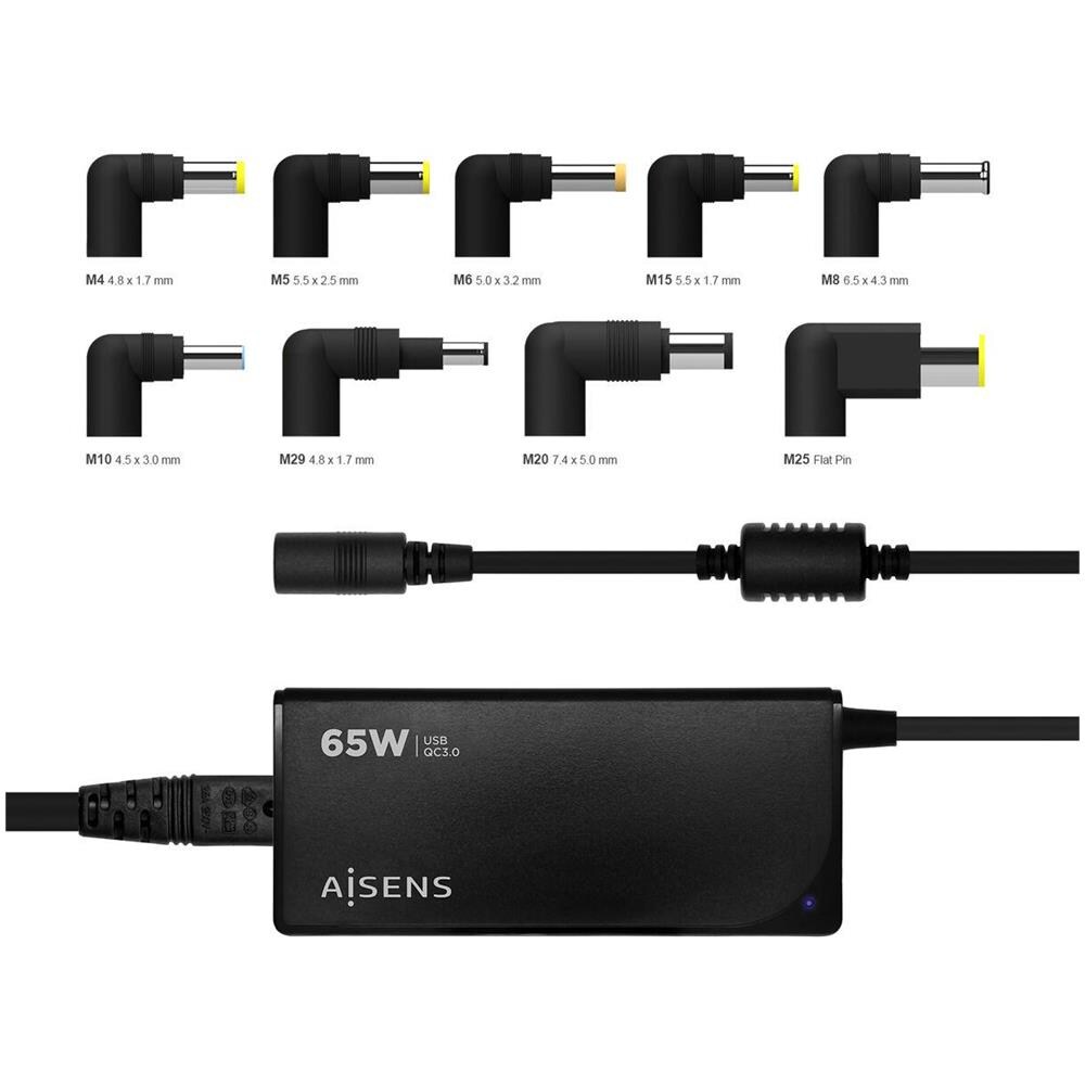 Aisens Aslc-65wauto-bk Adattatore E Invertitore Interno 65 W Nero - Foto 6