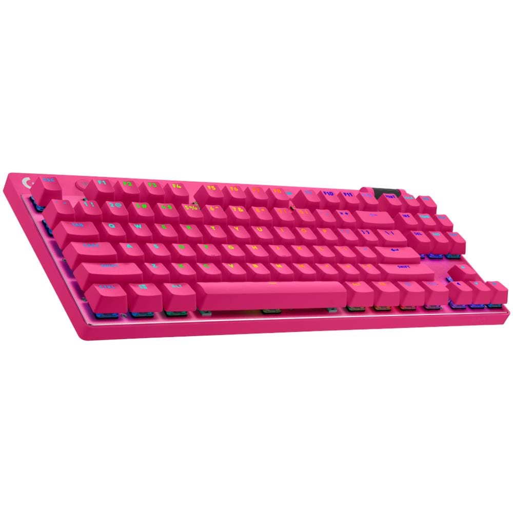 PRO X TKL tastiera Gaming RF senza fili + Bluetooth AZERTY Francese Magenta - Foto 1