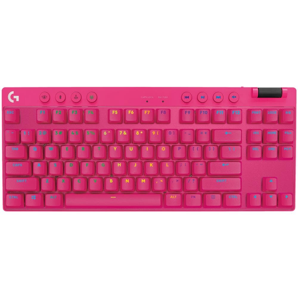 PRO X TKL tastiera Gaming RF senza fili + Bluetooth AZERTY Francese Magenta - Foto 2