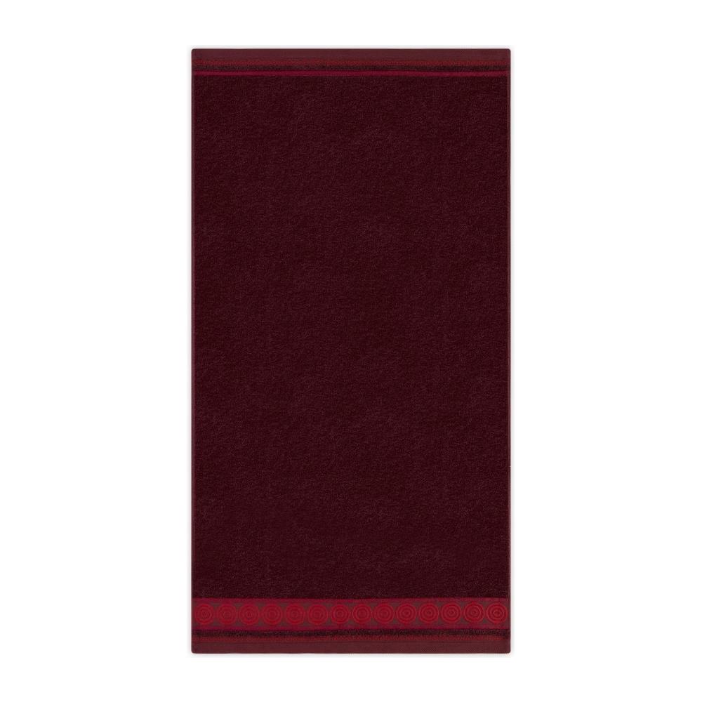 Asciugamano Rondo 2 - 70x140 cm - Bordeaux - Morbido come il velluto - Elevata assorbenza - Di lusso - Foto 2