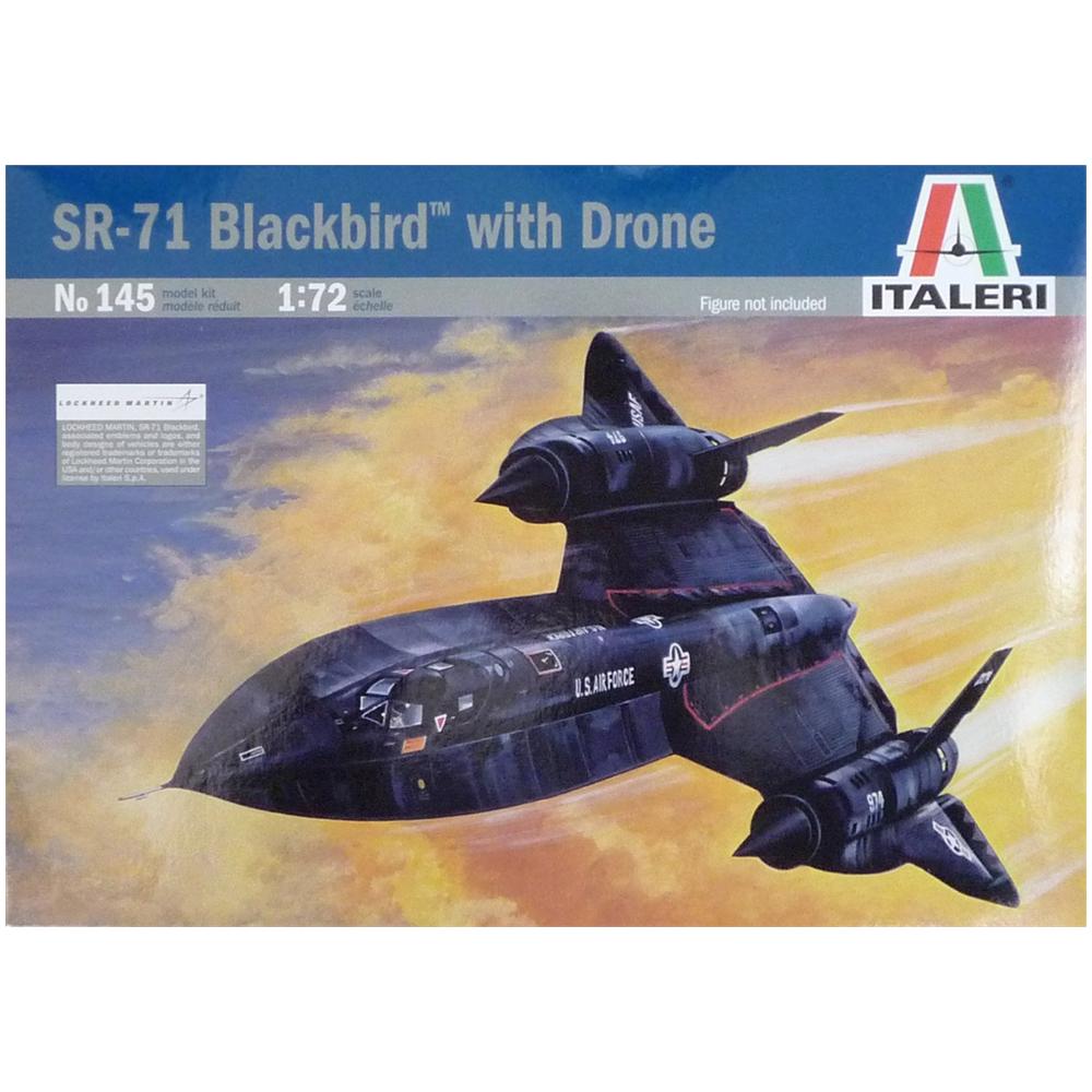 Kit 1:72 Aereo SR71 Black Bird 0145S - Foto 1