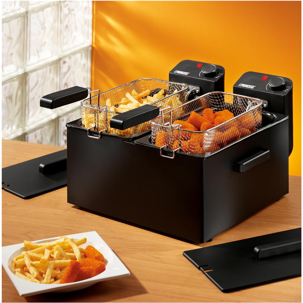 Friggitrice Doppia Capacità 2x3 litri Potenza 1800 Watt - Foto 2