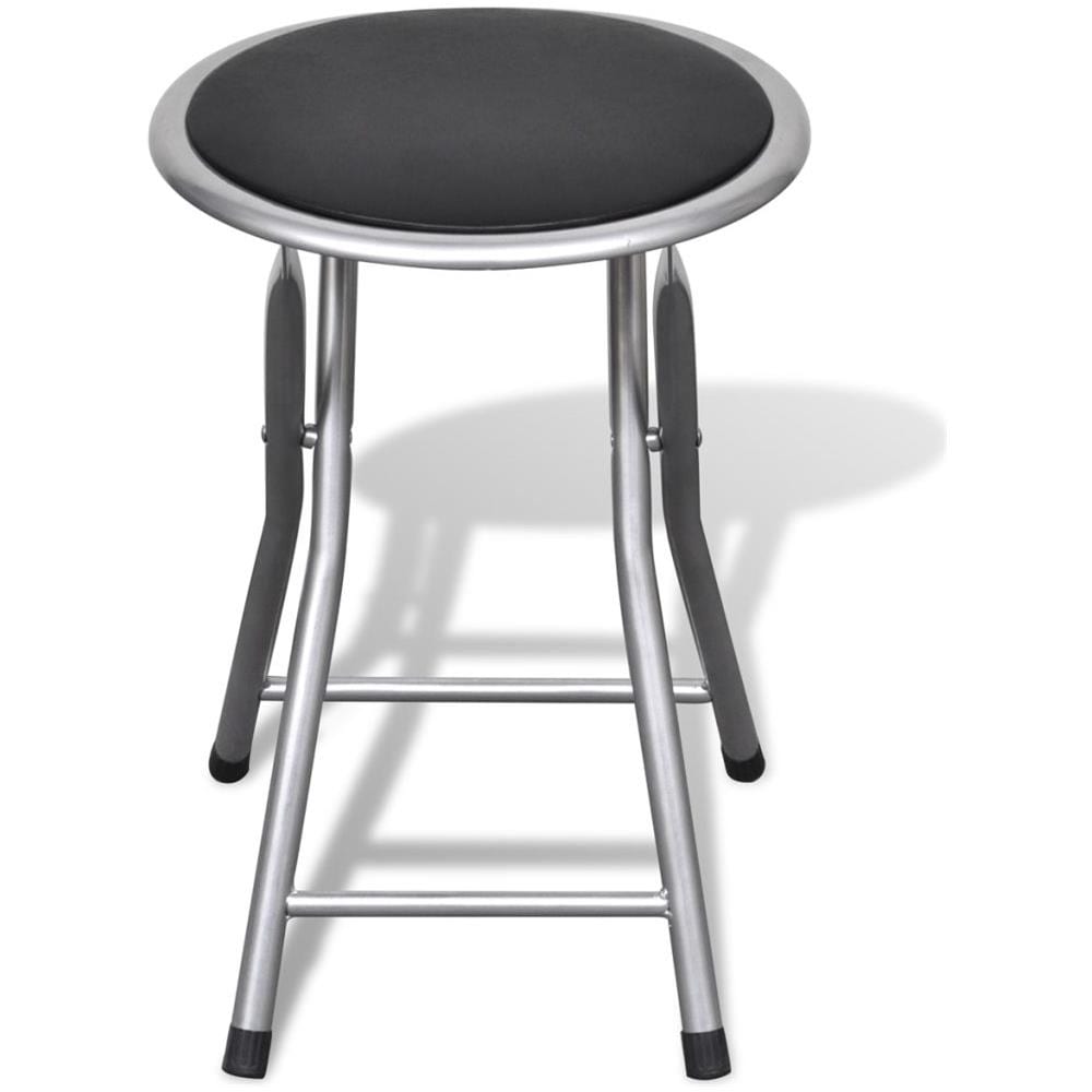sgabelli da bar in legno massiccio antiscivolo piegato ufficio impilabili feste colore bianco RF-QM006-4 sgabelli da cucina IBUYKE Set di 4 sgabelli rotondi in legno