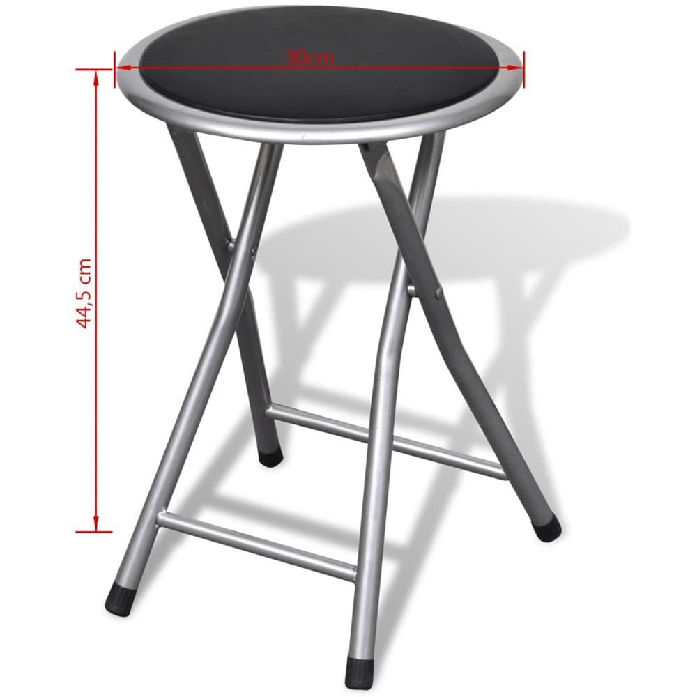 Sgabelli da Pieghevoli 4 pz in Similpelle - Foto 16