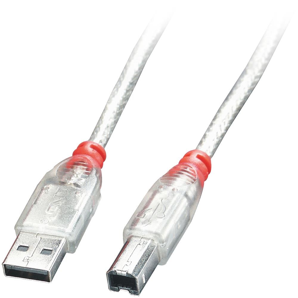 Cavo Usb 2.0 Tipo A / b Trasparente, 0.5m - Foto 1