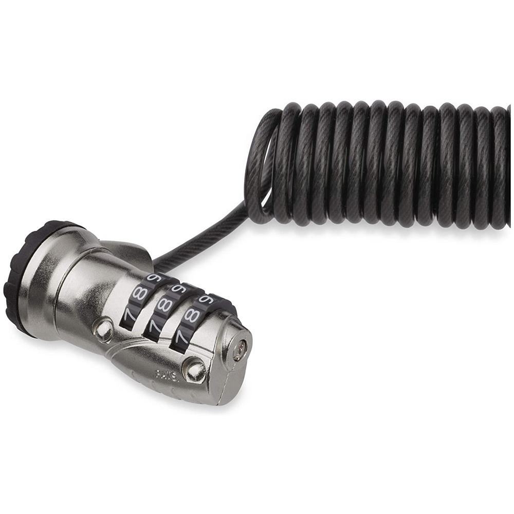 Cavo Lucchetto di Sicurezza con Combinazione per Notebook Colore Nero e Acciaio - Foto 1