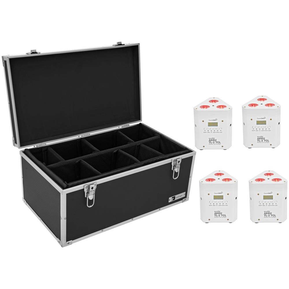 Set 4x Akku Tl-3 Tcl White + Case Tdv-1 - Foto 1