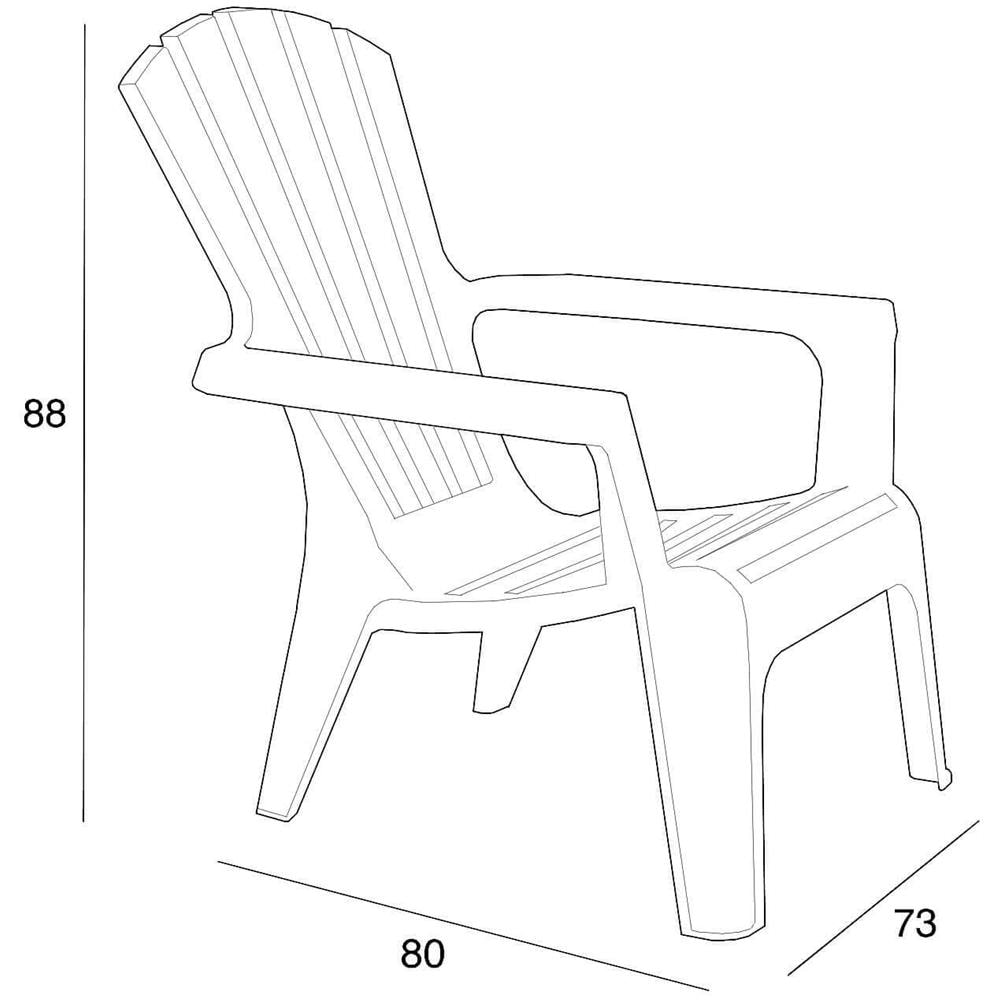 Maryland - Poltrona Da Giardino In Plastica - Foto 2