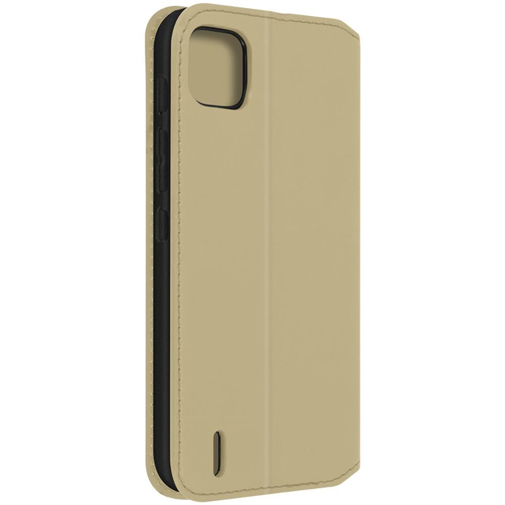 Custodia Folio Wiko Y62 E Y62 Plus Portafoglio Supporto Video Beige - Foto 5