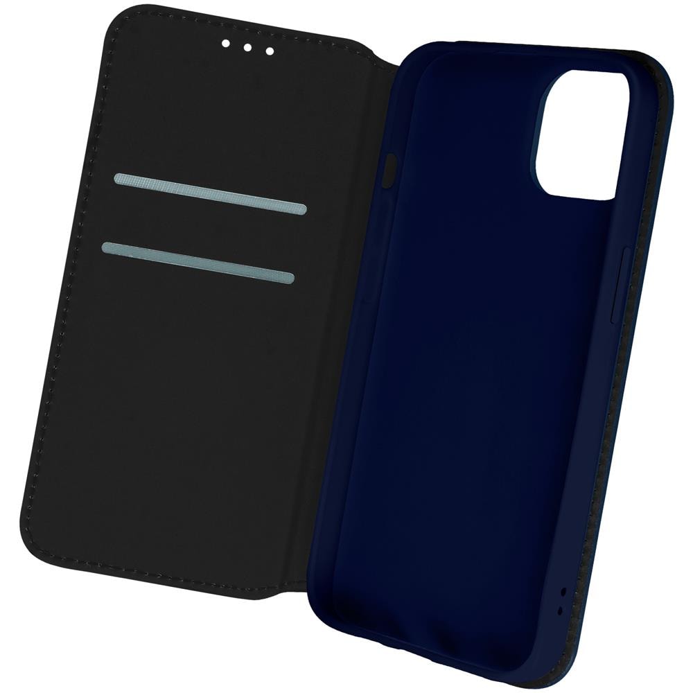 Custodia Iphone 13 Pro Portafoglio E Supporto Video Blu Notte - Foto 1