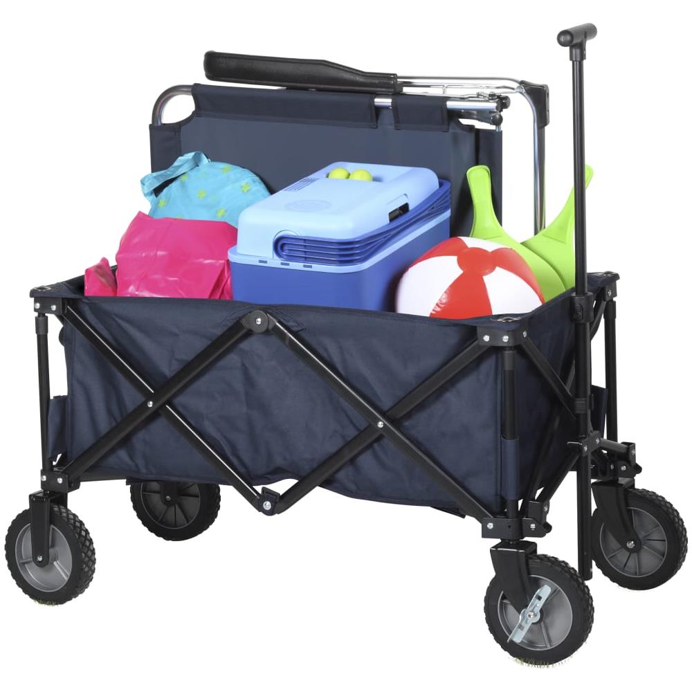 Carrello Pieghevole St. Tropez Blu 90,5x48x55,5 cm - Foto 2