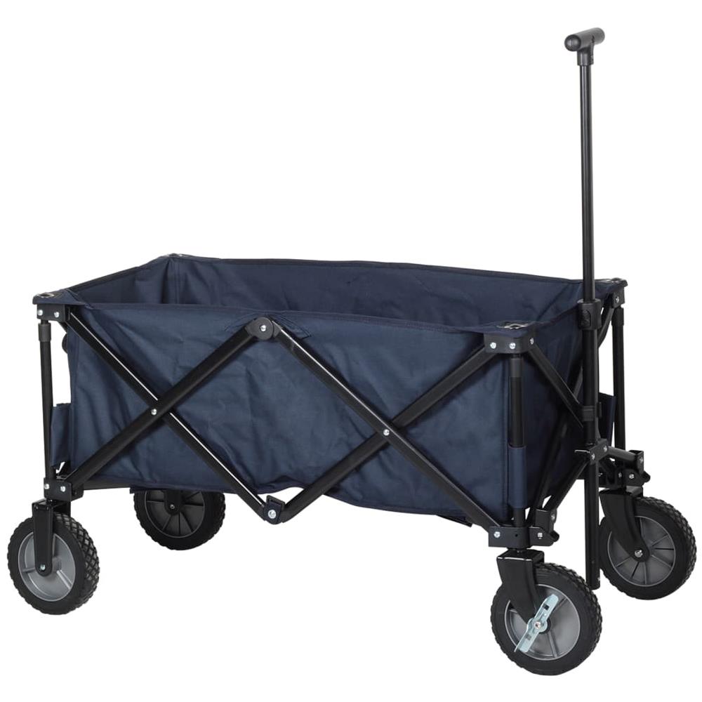 Carrello Pieghevole St. Tropez Blu 90,5x48x55,5 cm - Foto 1