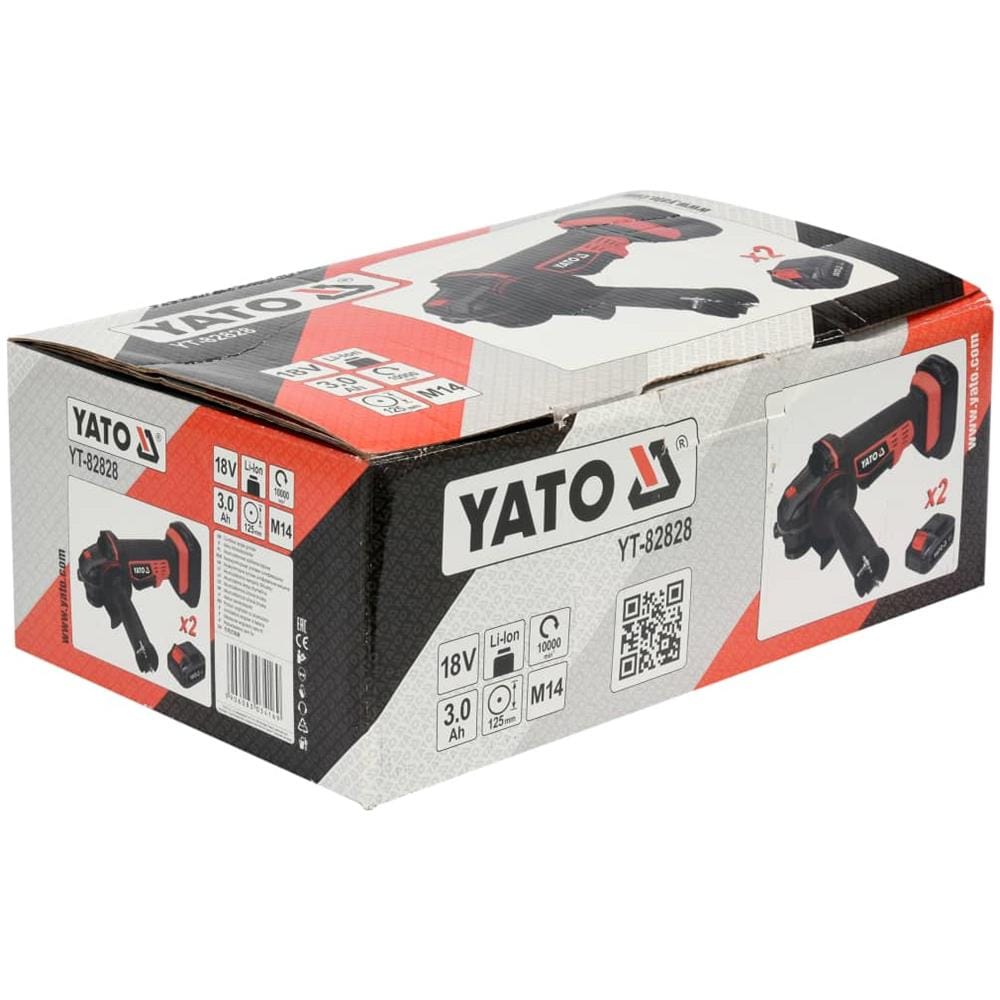 Smerigliatrice Angolare con 2 Batterie 2,0Ah Li-Ion 18V 125mm - Foto 2