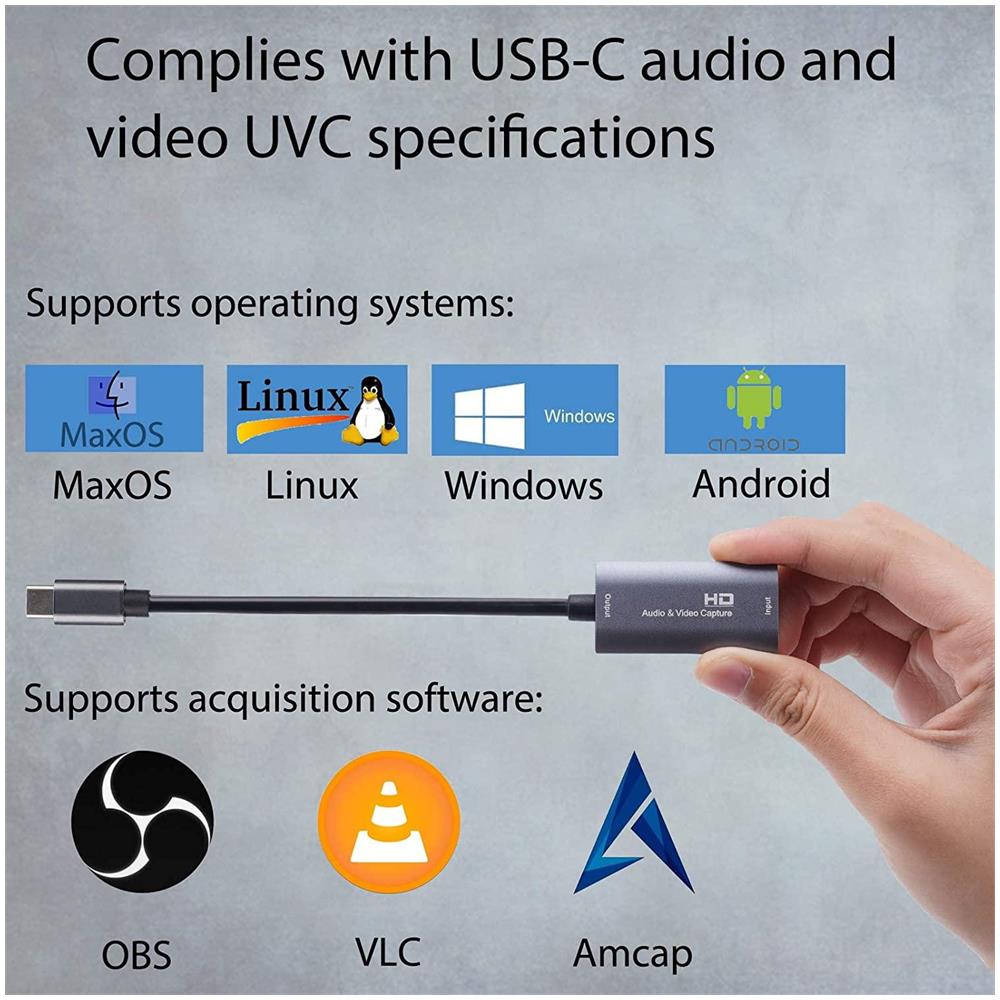 Scheda Di Acquisizione Video /adattatore Compatibile Da Usb-c A Hdmi - Foto 2